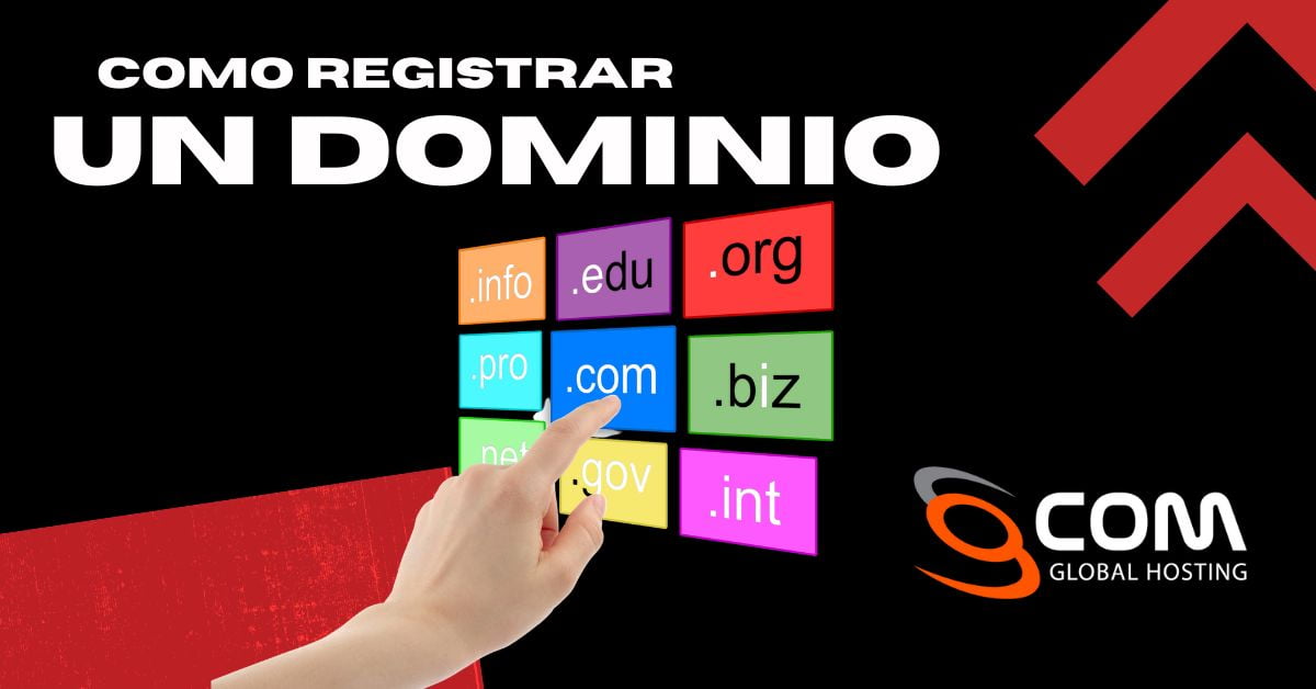 aprende como registrar un dominio web