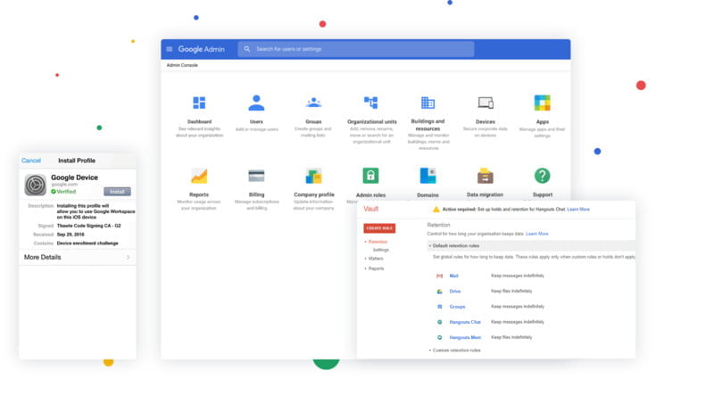 google workspace administracion trabajo