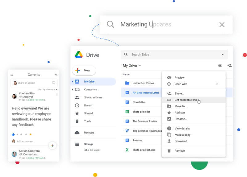 google workspace equipo empresa